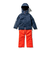 フェニックス（PHENIX）ジュニア スキーウェア 上下セット MZ-P Jr TWO-PIECE ESB222P21 NVY ネイビー サイズ調整 雪あそび