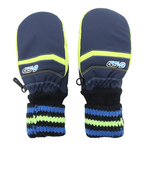 GS-9（GS-9）ジュニア 手袋 ミトン グローブ 雪遊び スキー スノーボード スノボ ネイビー はっ水 333NN2DE0018 NVY