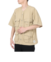 クリフメイヤー（KRIFF MAYER）カジュアルシャツ ファティーグベースボールシャツ 2244000-20:BEIGE ベージュ
