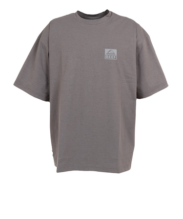 リーフ（REEF）ラッシュガード 半袖 Tシャツ UVカット 紫外線対策 ロゴ RFTEM2324 CHARCOAL Mサイズ