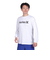ハーレー（HURLEY）UPF50+ 軽量 速乾 ストレッチ ラッシュガード 長袖 RASH ONE AND ONLY MRG2310033-WHT