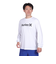 ハーレー（HURLEY）UPF50+ 軽量 速乾 ストレッチ ラッシュガード 長袖 RASH ONE AND ONLY MRG2310033-WHT