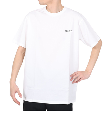 ルーカ（RVCA）半袖Tシャツ メンズ バランス インスティテュート ラッシュガード BD041264 WHT