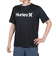 ハーレー（HURLEY）ラッシュガード 半袖 Tシャツ RASH ONE AND ONLY TEE MRG2310032-BLK 速乾 UVカット