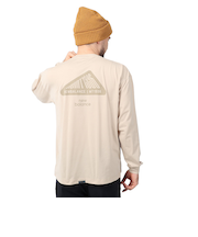 ニューバランス（new balance）ラッシュガード 長袖Tシャツ MT1996 AMT35015INC ベージュ 速乾 UVカット 紫外線対策