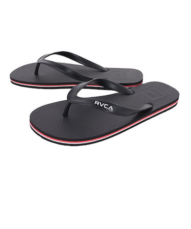 ルーカ（RVCA）ビーチサンダル ビーサン メンズ 海 ビーチ サーフィン ALL THE WAY SANDAL BD041971 BLK