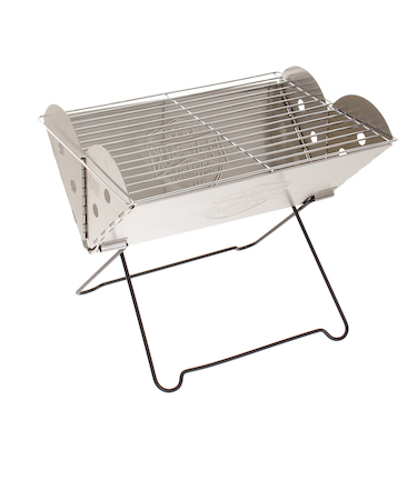 ユーコ（UCO）フラットパックポータブル グリル&ファイヤーピット 27175 焚き火台 BBQ バーベキュー キャンプ コンパクト収納 簡単組立