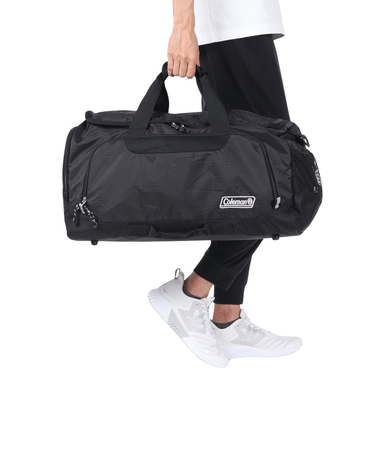コールマン（Coleman）ボストンバッグMD 50L 黒 CBD4021BK ジムバック 遠征バック 3泊 4泊 旅行バッグ ダッフルバッグ 旅行バッグ