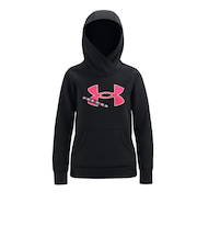アンダーアーマー（UNDER ARMOUR）ジュニア ライバルフリース ロゴ フーディー 1366046 001