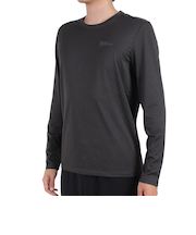ジャックウルフスキン（JackWolfskin）長袖Tシャツ ロンT ASIA SKY THERMAL 長袖Tシャツ M 5029092-6000 ブラック