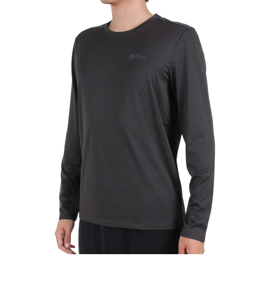 ジャックウルフスキン（JackWolfskin）長袖Tシャツ ロンT ASIA SKY THERMAL 長袖Tシャツ M 5029092-6000 ブラック