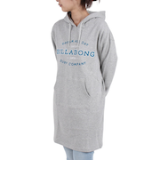 ビラボン（BILLABONG）長袖パーカーワンピース BD014369 GRH