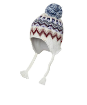 フェニックス（PHENIX）ジュニア 子供 ニット帽 Mix Border Junior Earflap Beanie ESG23HW91 WHITE