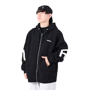 ルーカ（RVCA）FAKE RVCA ジップフーディー BD042157 BLK
