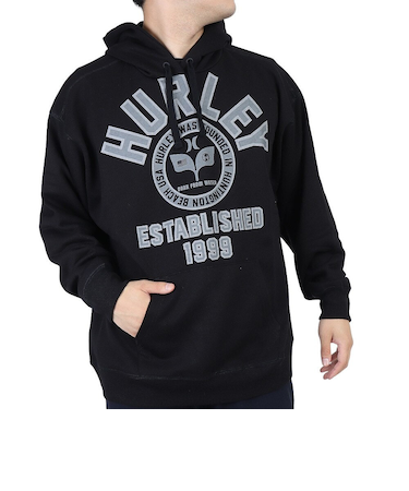 ハーレー（HURLEY）パーカー スウェット ブラック OHRLY スウェットフーディー MFF2200003-BLK