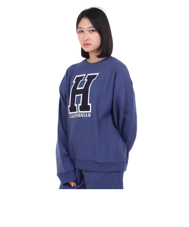 ハーレー（HURLEY）テリー オーバーサイズ クルー スウェット トレーナー 23 WFL2200001-ANVY
