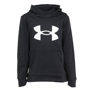 アンダーアーマー（UNDER ARMOUR）スウェットパーカー アーマー フリース GLITTER フーディー ガールズ 女の子 1373136 001