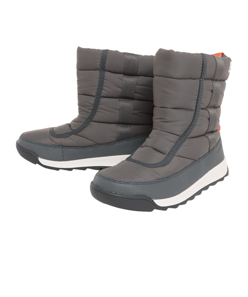 ソレル（SOREL）ショートブーツ グレー ジュニア ユース ウィットニー II パフィーミッド WP NY3873 054 スノーシューズ 防寒 保温 通学…
