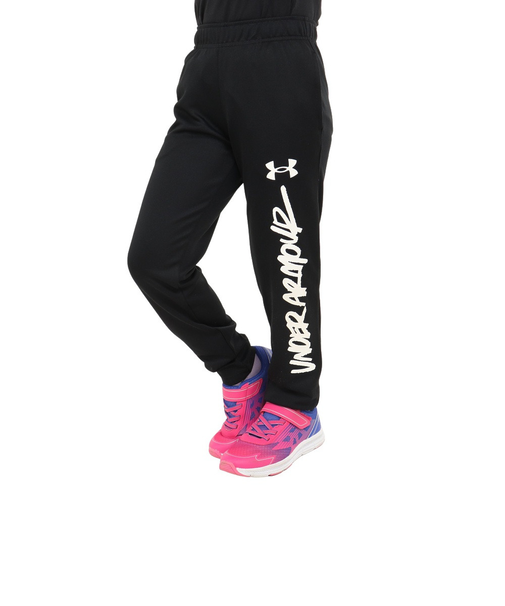 アンダーアーマー（UNDER ARMOUR）ジャージ キッズ 速乾 ロングパンツ ガールズ UA 1378281 001