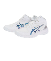 アシックス（ASICS）ジュニア バスケ シューズ バッシュ ダンクショット DUNKSHOT MB 9 XS ミッドカット 白 1064A011.102