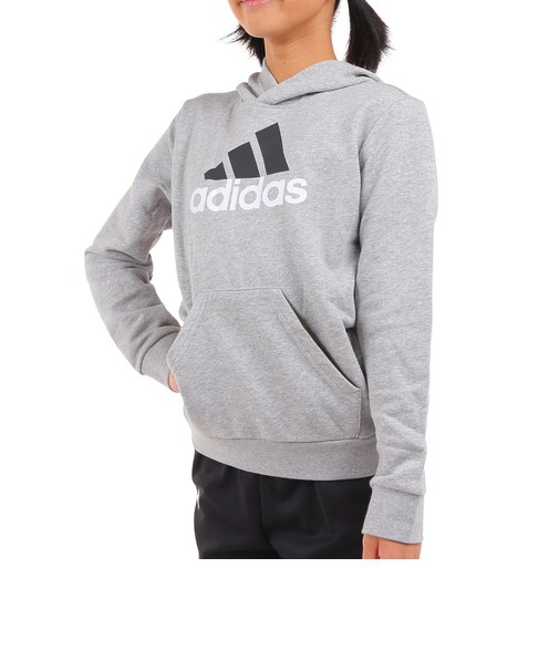 アディダス（adidas）エッセンシャルズ 2カラー ビッグロゴコットンパーカー スウェットフーディー ECO47-HB4362