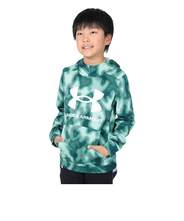 アンダーアーマー（UNDER ARMOUR）アーマーフリース プリント ビッグロゴ フーディー 1381173 361