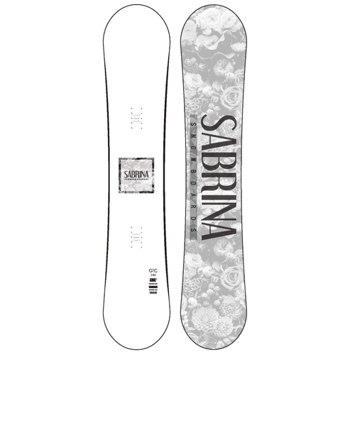 SABRINA GEMINI 143 スノボ 板 レディース 送料無料】SABRINA スノーボード板のみ 30%off 送料無料 スノー ボード