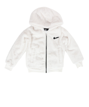 ナイキ（NIKE）ジュニア ガールズ フェイクファージャケット アウター バックロゴ 36K736-782