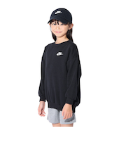ナイキ（NIKE）トレーナー カットソー 長袖 ブラック 黒 クラブフリース オーバーサイズド 長袖スウェットシャツ FD2923-010
