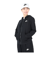 ナイキ（NIKE）NSW クラブ フリース フルジップ長袖フーディー DQ5472-010 ブラック