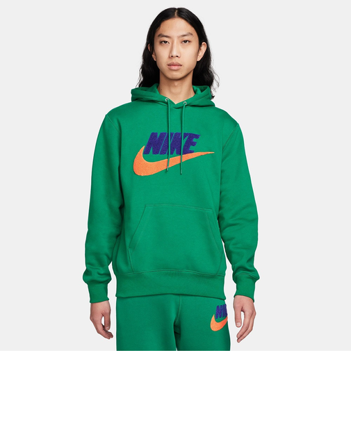 ナイキ（NIKE）クラブ フリース BB CHNL FTRA プルオーバー 長袖パーカー FN3105-365