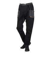クリフメイヤー（KRIFF MAYER）ストレッチコットンツイル キャンプパンツ 1844007-19:BLACK ブラック ビッグツールポケット ガゼットク…