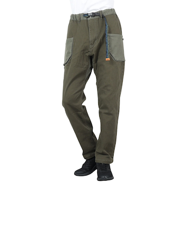 クリフメイヤー（KRIFF MAYER）ストレッチコットンツイル キャンプパンツ 1844007-68:OLIVE オリーブ ビッグツールポケット ガゼットク…