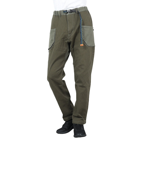 クリフメイヤー（KRIFF MAYER）ストレッチコットンツイル キャンプパンツ 1844007-68:OLIVE オリーブ ビッグツールポケット ガゼットク…