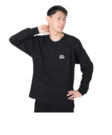 クリフメイヤー（KRIFF MAYER）バックプリント おしゃれ 長袖Tシャツ キャンプラビット ロンT 2337807-19:BLACK ブラック ユニセッ…