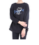クリフメイヤー（KRIFF MAYER）ロンT 長袖Tシャツ SNOOPY スヌーピー ゆるロンT 2337824L-19:BLACK ブラック