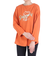 クリフメイヤー（KRIFF MAYER）ロンT 長袖Tシャツ SNOOPY スヌーピー ゆるロンT 2337824L-45:ORANGE オレンジ