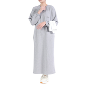 クリフメイヤー（KRIFF MAYER）ワンピース ルームウェア TOTONOU CLUB ワンピースセット 2337825L-15:GRAY グレー 手拭い…