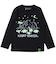 クリフメイヤー（KRIFF MAYER）ジュニア Tシャツ 長袖 UVさらすべ蓄光白亜ロンT 2337844K-19:BLACK ブラック UVケア