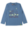 クリフメイヤー（KRIFF MAYER）ジュニア Tシャツ 長袖 UVさらすべ蓄光白亜ロンT 2337844K-70:SAX サックス UVケア