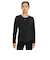 ナイキ（NIKE）長袖Tシャツ レディース ラックス スタンダード フィット DD0621-010 ブラック