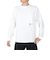 ニューバランス（new balance）長袖Tシャツ メンズ 白 1000 レギュラーフィット AMT25023SST