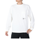 ニューバランス（new balance）長袖Tシャツ メンズ 白 1000 レギュラーフィット AMT25023SST