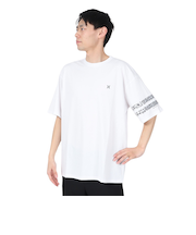 ハーレー（HURLEY）ラッシュガード ファントム オーバーサイズド レオパード ブロック パーティー半袖Tシャツ MUT2411002-WHT