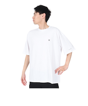 ハーレー（HURLEY）ラッシュガード ファントム オーバーサイズド クルーネック半袖Tシャツ MUT2411003-WHT