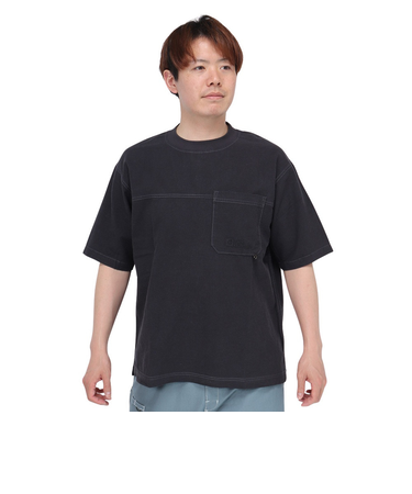 ジャックウルフスキン（JackWolfskin）温度調節機能 高通気 ヘンプウッドワーカー プルオーバー 5033891-6350 ブラック