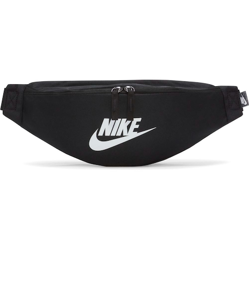 ナイキ（NIKE）ボディバッグ ヘリテージ ウエストパック ブラック×ホワイト DB0490-010