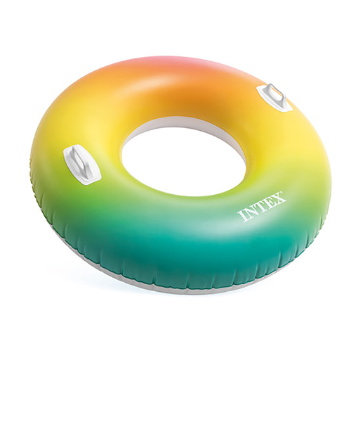インテックス（INTEX）浮き輪 レインボー インフレータブル
