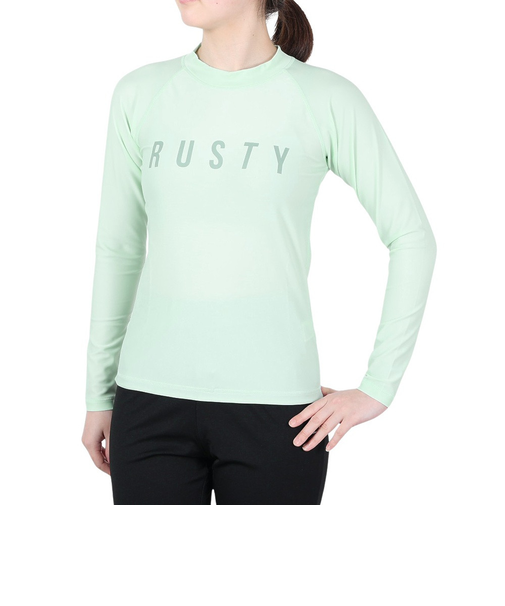 ラスティ（RUSTY）ラッシュガード 長袖 UVカット 923480GRN
