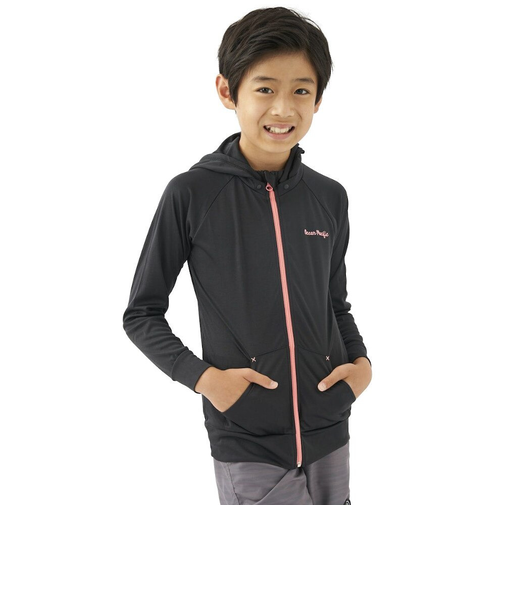 オーシャンパシフィック（Ocean Pacific）キッズ ラッシュガード UPF50+ 耐塩素加工 UVカット 569433 BLK 長袖